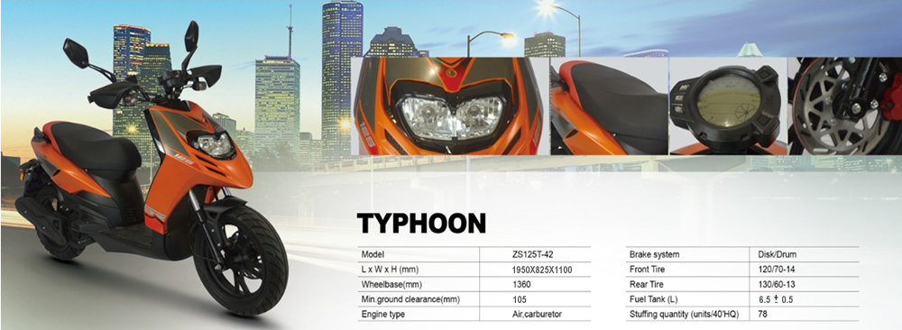 ZONGSHEN ZS125T-42 TYPHOON